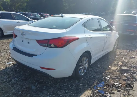 2016 Hyundai Elantra Se z USA, uszkodzony, nr VIN 5NPDH4AE7GH753923
